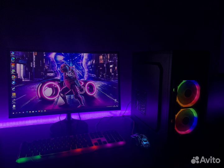Игровой пк 6 ядер 12 потоков/rx580 8gb/16 ram