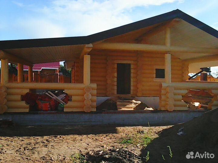 Рублю бани из бруса и бревна любой сложности