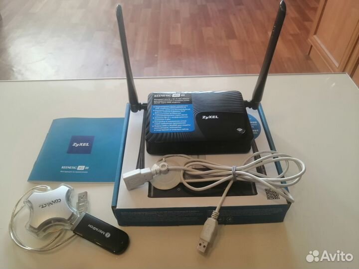 WI-FI роутер Zyxel keenetic 4g III