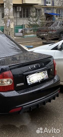 Диффузор и лип спойлер приора