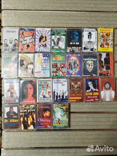 Аудиокассеты Музыка 90-2000 г