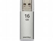 Флеш-накопитель Smartbuy V-Cut USB 2.0 16GB, сереб