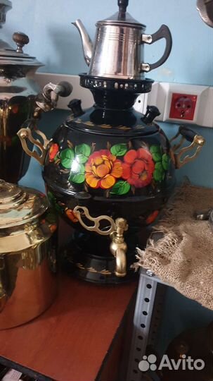 Декоративный самовар для антуража авторская работа