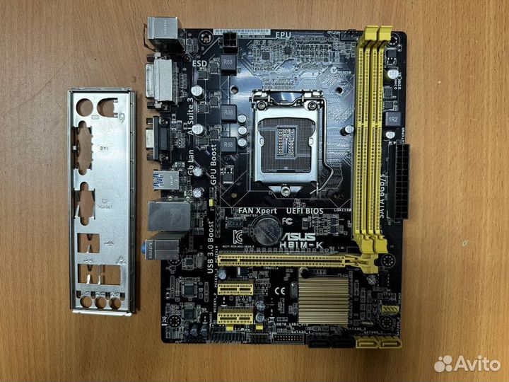 Материнская плата asus H81M-K LGA1150