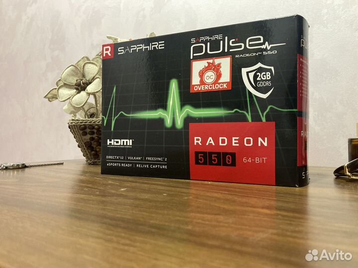 Видеокарта rx550 2GB