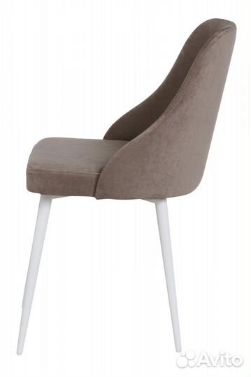 Стул амелия белый/тк. Десерт 05 латте