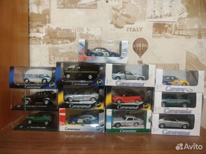 Cararama, Welly, Kinsmart и др