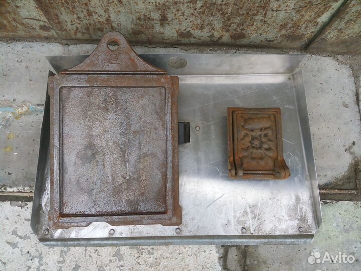 Задвижка дверца чугунная новая