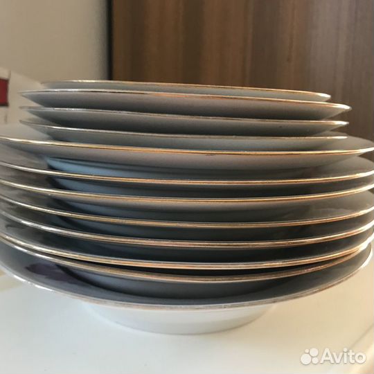 Столовый сервиз Дулево СССР «Роза» 1986 года