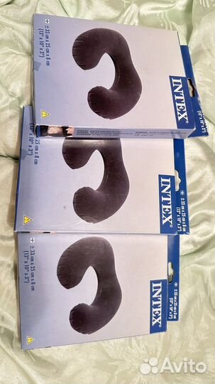 Подушка для шеи надувная