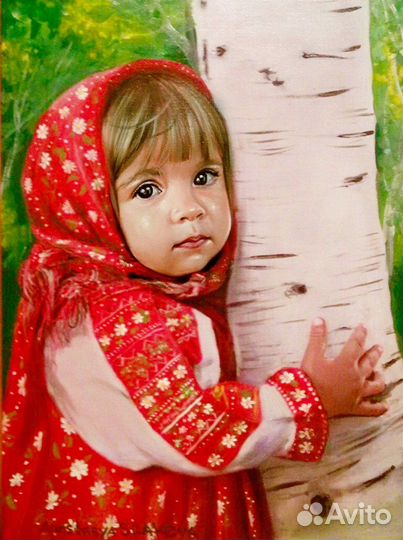 Портрет по фото на заказ маслом