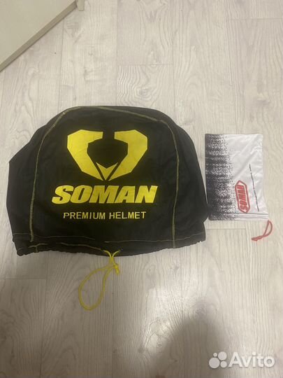 Шлем эндуро soman М