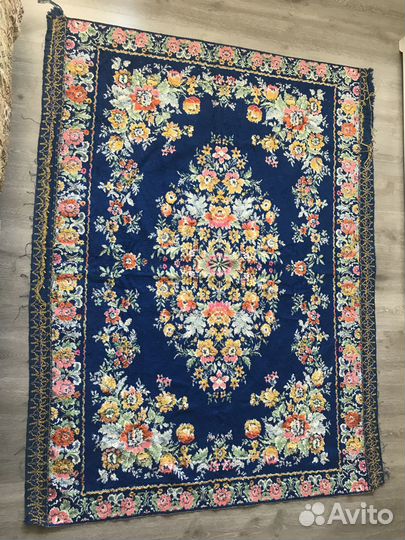 Ковровая скатерть/Дивандек/покрывало старинное