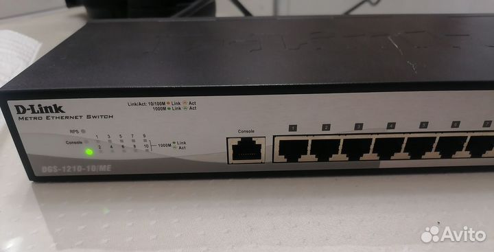 Коммутатор D-Link DGS-1210-10/ME