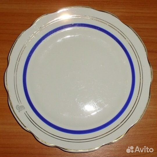 Тарелка мелкая 20 см Коростень СССР - 2 шт