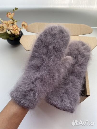 Варежки пух норки