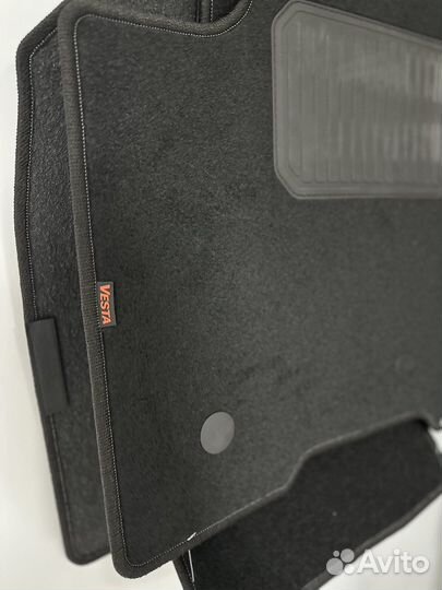 Автомобильные коврики веста текстильные