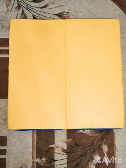 Мат спортивный складной детский двухсекционный