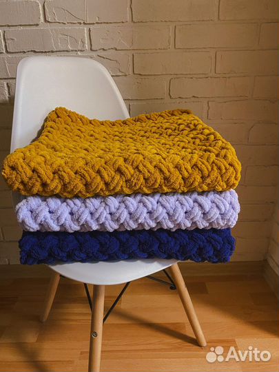 Плед детский плюшевый