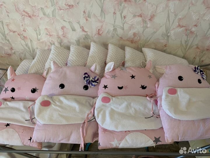 Бортики в кроватку