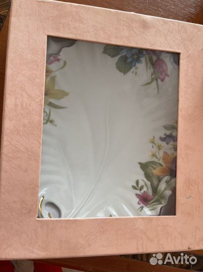 Фарфор блюдце в подарочной коробке новое