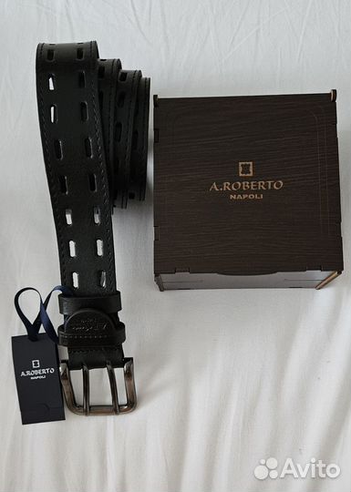 Мужской кожаный ремень A.Roberto, 120 см