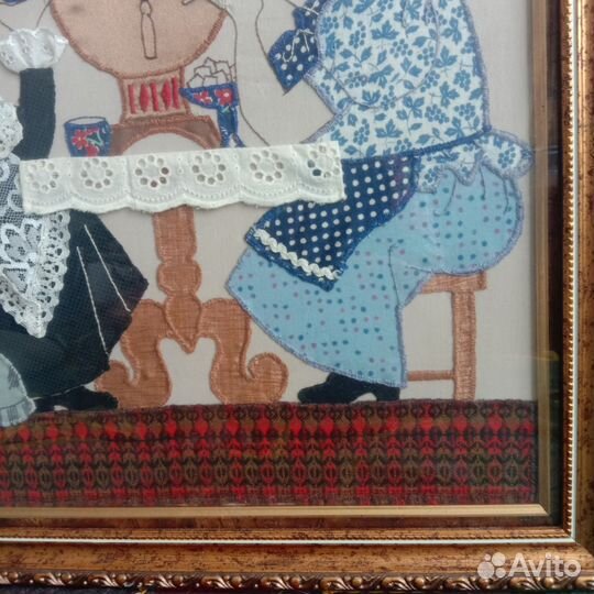 Картина из ткани пэчворк