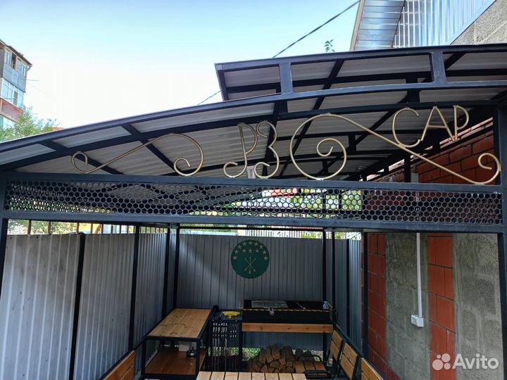 Беседка мангал