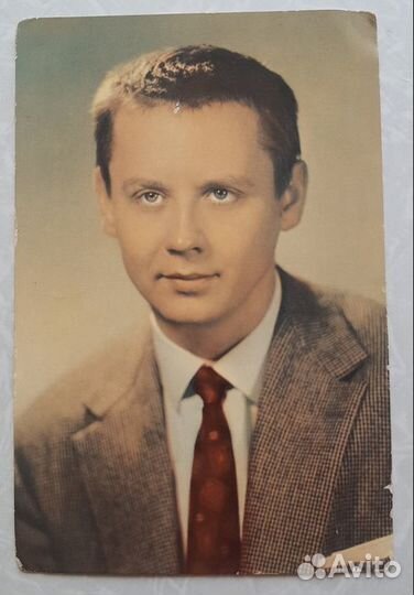 Олег Табаков Почтовая открытка карточка 1966 г.вып