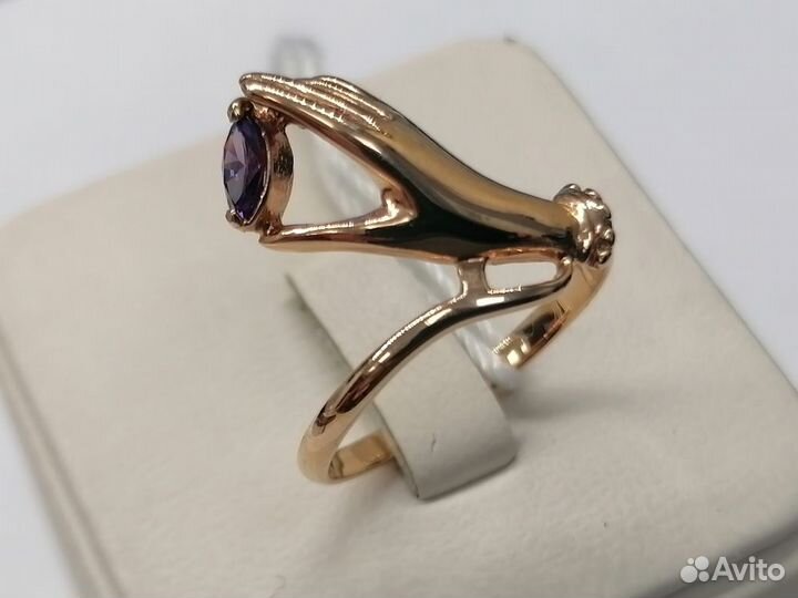 Золотое кольцо с камнем (Краснослободск)