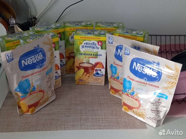 Детские каши фрутоняня,нестле,когда я вырасту