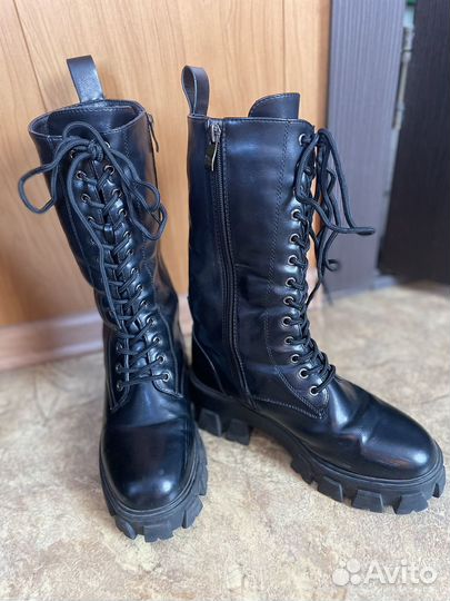 Берцы женские зимние сапоги