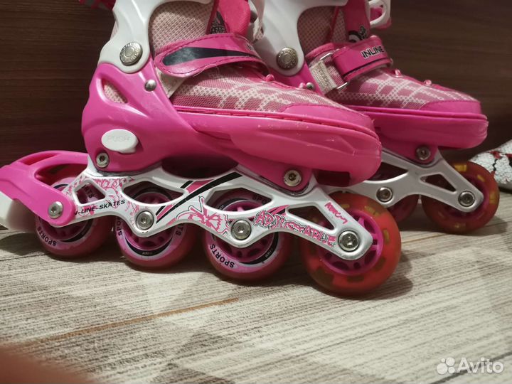 Роликовые коньки детские раздвижные