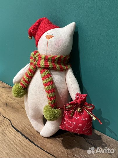 Кот тильда новогодний