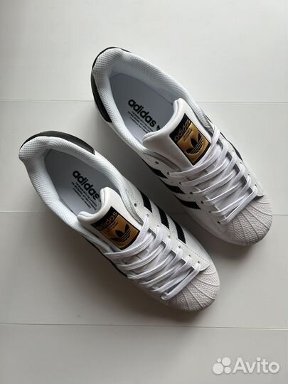 Кроссовки adidas superstar white black 42-43