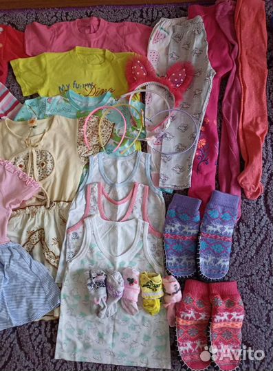 Вещи пакетом на девочку 2-4 года