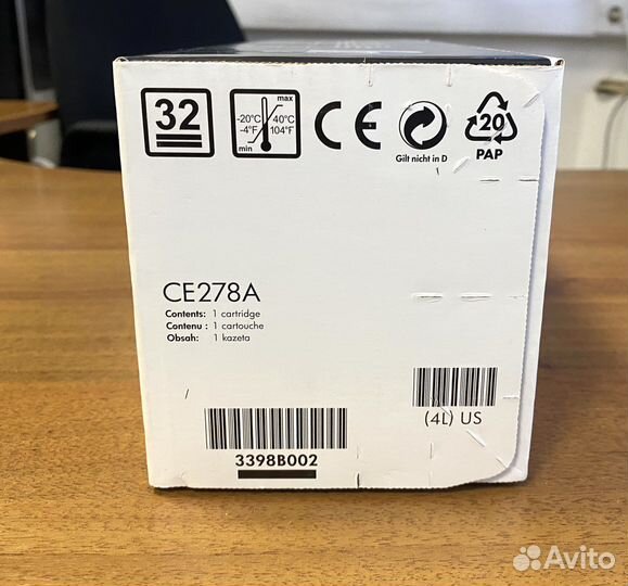 Картридж HP 78A CE278A оригинал