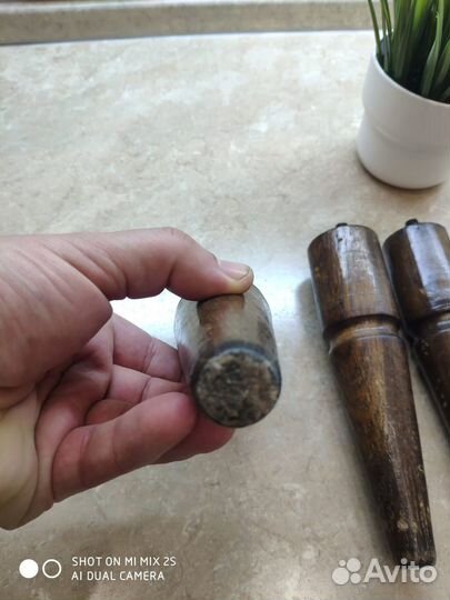 Винтажные ножки для шкафа СССР дубовые