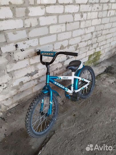 Велосипед stels синий