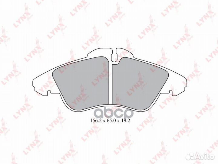 Колодки тормозные дисковые перед BD5337