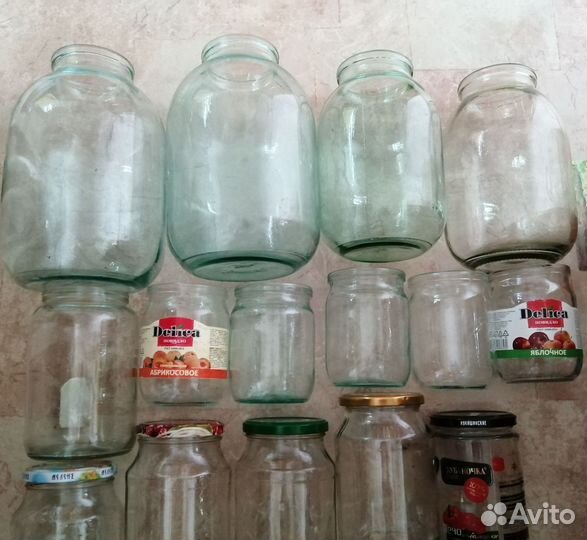 Банки 31шт. с завинчив.крышками и без