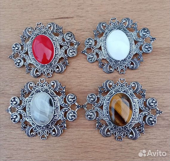 Брошки винтажные