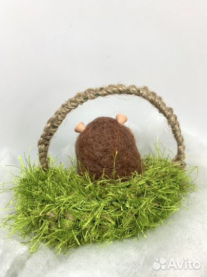 Мягкая игрушка хомяк с гитарой ручная работа