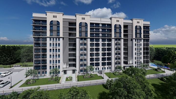 3-к. квартира, 86,3 м², 6/10 эт.