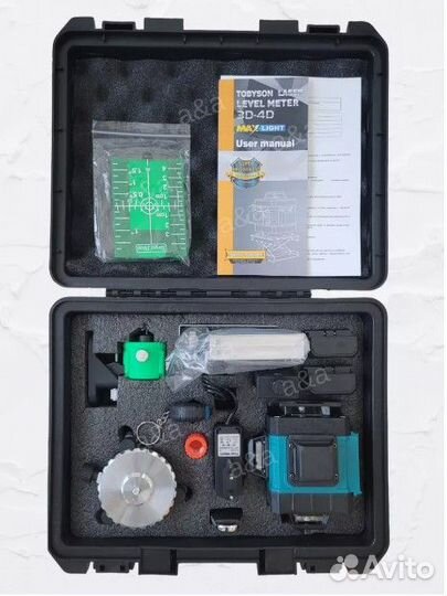 Лазерный уровень makita 4D нивелир 16 линий