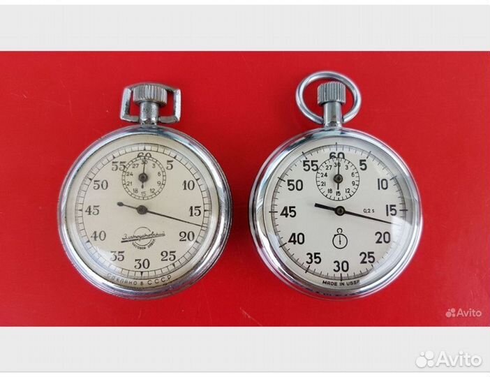 Цена За 2 Секундомера Сделано в СССР Качество