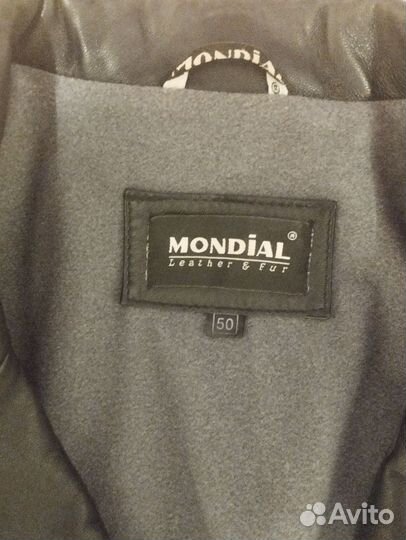 Мужской кожаный френч