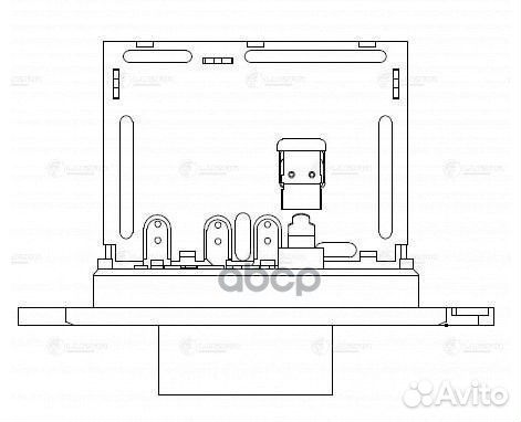 Резистор э/вент. отоп. для а/м Nissan Tiida (04