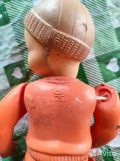 Кукла лыжник СССР