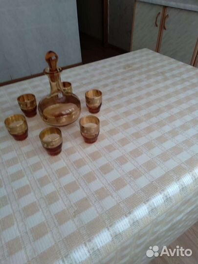 Графин со стаканами чехия